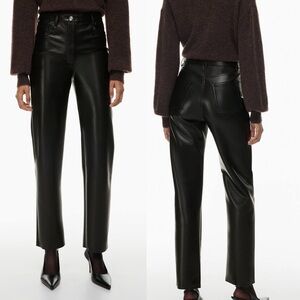Wilfred Aritzia The Melina High-Rise Pant Black Size 4